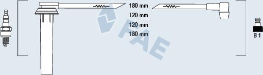 FAE 83981 - Kit cavi accensione www.autoricambit.com