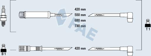 FAE 83560 - Kit cavi accensione www.autoricambit.com