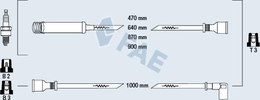 FAE 83530 - Kit cavi accensione www.autoricambit.com