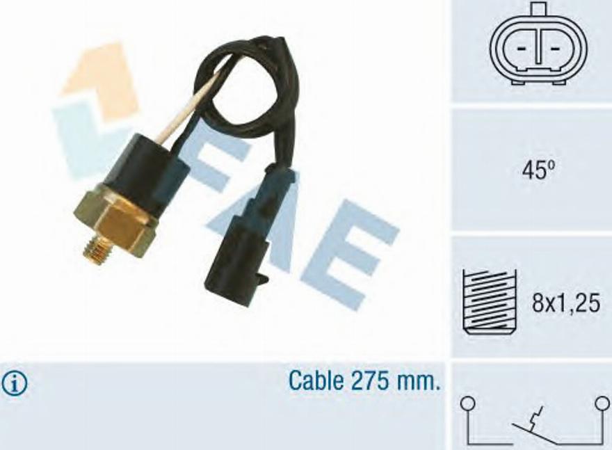 FAE 35860 - Sensore, Temperatura refrigerante www.autoricambit.com