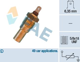 FAE 31690 - Sensore, Temperatura refrigerante www.autoricambit.com