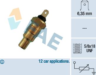 FAE 31110 - Sensore, Temperatura refrigerante www.autoricambit.com