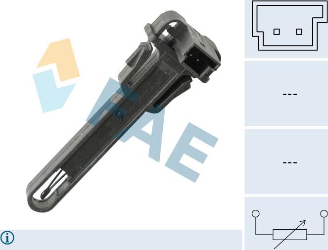 FAE 33926 - Sensore, Temperatura abitacolo www.autoricambit.com