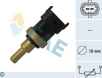 FAE 33495 - Sensore, Temperatura refrigerante www.autoricambit.com