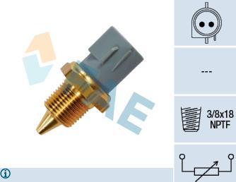 FAE 33430 - Sensore, Temperatura refrigerante www.autoricambit.com