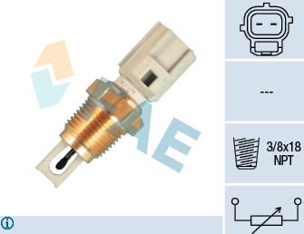 FAE 33426 - Sensore, Temperatura aria aspirata www.autoricambit.com