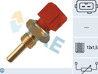 FAE 33080 - Sensore, Temperatura refrigerante www.autoricambit.com