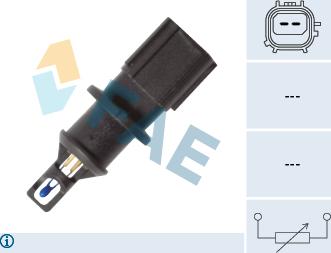 FAE 33179 - Sensore, Temperatura aria aspirata www.autoricambit.com