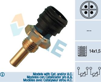 FAE 33290 - Sensore, Temperatura refrigerante www.autoricambit.com