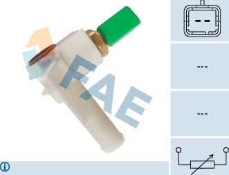 FAE 33701 - Sensore, Temperatura refrigerante www.autoricambit.com