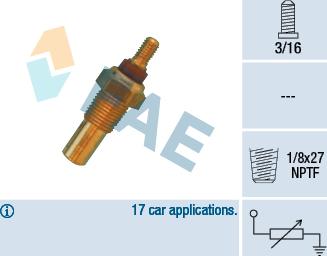 FAE 32020 - Sensore, Temperatura refrigerante www.autoricambit.com