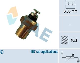 FAE 32110 - Sensore, Temperatura refrigerante www.autoricambit.com