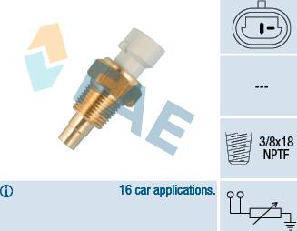 FAE 32711 - Sensore, Temperatura refrigerante www.autoricambit.com