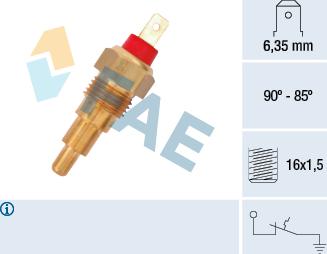 FAE 37620 - Termostato, ventola del radiatore / climatizzatore www.autoricambit.com