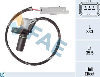 FAE 79464 - Sensore n° giri, Cambio manuale www.autoricambit.com