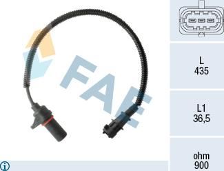 FAE 79478 - Generatore di impulsi, Albero a gomiti www.autoricambit.com