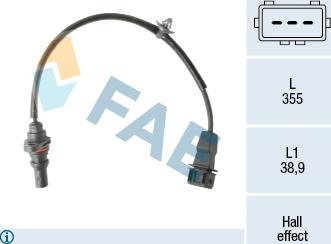 FAE 79501 - Generatore di impulsi, Albero a gomiti www.autoricambit.com