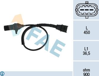 FAE 79333 - Generatore di impulsi, Albero a gomiti www.autoricambit.com