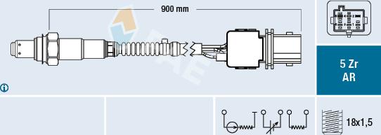 FAE 75141 - Sonda lambda www.autoricambit.com