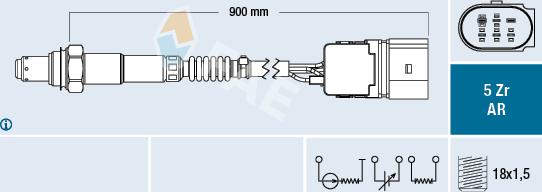 FAE 75102 - Sonda lambda www.autoricambit.com