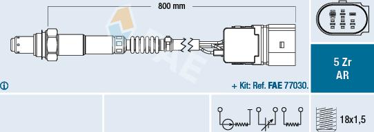 FAE 75357 - Sonda lambda www.autoricambit.com