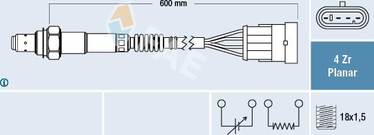 FAE 77495 - Sonda lambda www.autoricambit.com