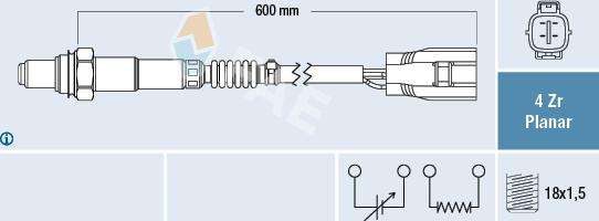 FAE 77497 - Sonda lambda www.autoricambit.com