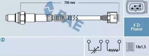 FAE 77441 - Sonda lambda www.autoricambit.com