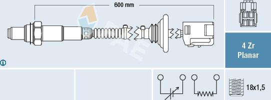 FAE 77456 - Sonda lambda www.autoricambit.com