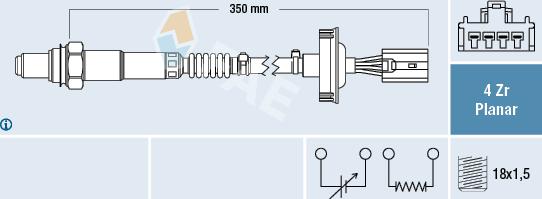 FAE 77451 - Sonda lambda www.autoricambit.com