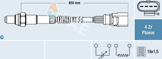 FAE 77464 - Sonda lambda www.autoricambit.com