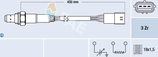 FAE 77466 - Sonda lambda www.autoricambit.com