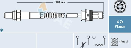 FAE 77409 - Sonda lambda www.autoricambit.com