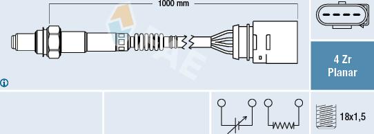 FAE 77404 - Sonda lambda www.autoricambit.com