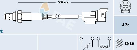 FAE 77480 - Sonda lambda www.autoricambit.com