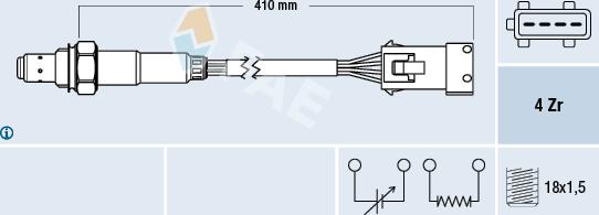 FAE 77432 - Sonda lambda www.autoricambit.com