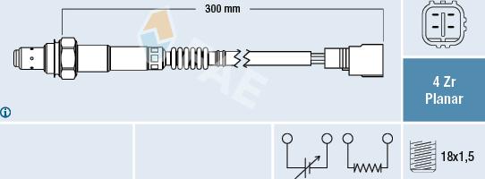 FAE 77424 - Sonda lambda www.autoricambit.com