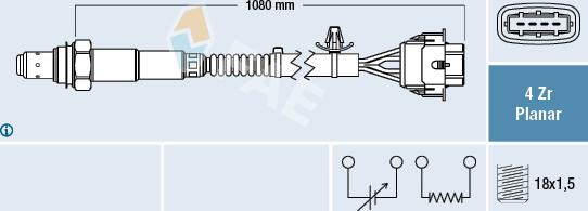 FAE 77421 - Sonda lambda www.autoricambit.com