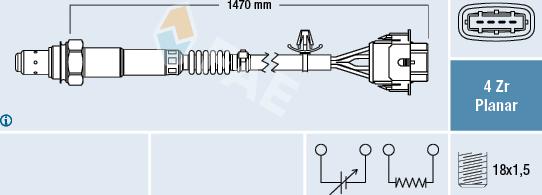 FAE 77422 - Sonda lambda www.autoricambit.com