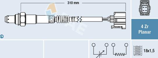 FAE 77427 - Sonda lambda www.autoricambit.com