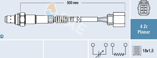 FAE 77474 - Sonda lambda www.autoricambit.com