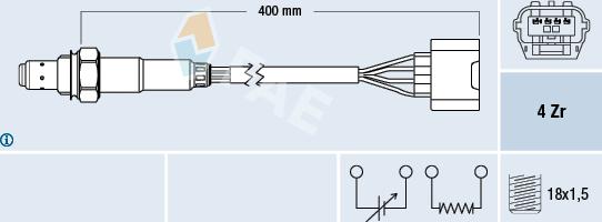 FAE 77470 - Sonda lambda www.autoricambit.com