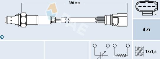 FAE 77509 - Sonda lambda www.autoricambit.com