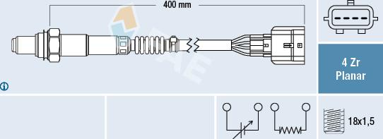 FAE 77506 - Sonda lambda www.autoricambit.com