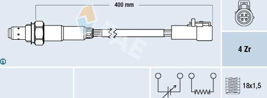 FAE 77578 - Sonda lambda www.autoricambit.com