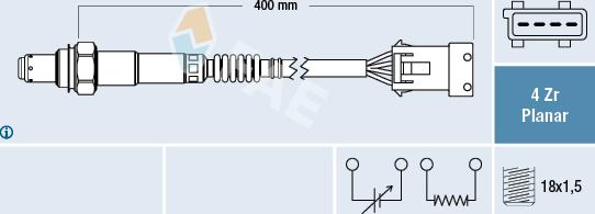 FAE 77640 - Sonda lambda www.autoricambit.com