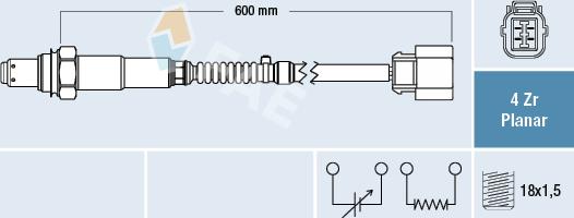 FAE 77665 - Sonda lambda www.autoricambit.com