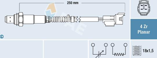 FAE 77604 - Sonda lambda www.autoricambit.com