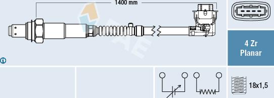 FAE 77607 - Sonda lambda www.autoricambit.com