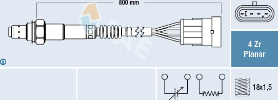 FAE 77610 - Sonda lambda www.autoricambit.com